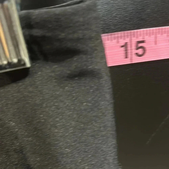 90° By Reflex High waist Capri  athletic leggings, mesh accents moisture wicking - Picture 6 of 10